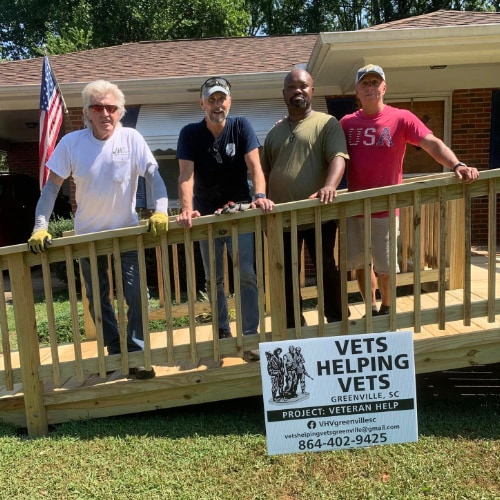 vets helping vets greenville county sc vets doing work